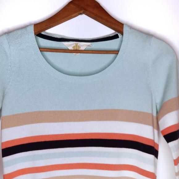 HWR Monogram | Anthropologie Striped Knit Sweater - Picture 3 of 7